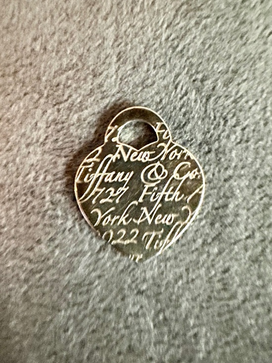 Tiffany & Co. Jewelry - Tiffany & Co. 925 Sterling Silver 727 Fifth Ave. NY Heart Charm